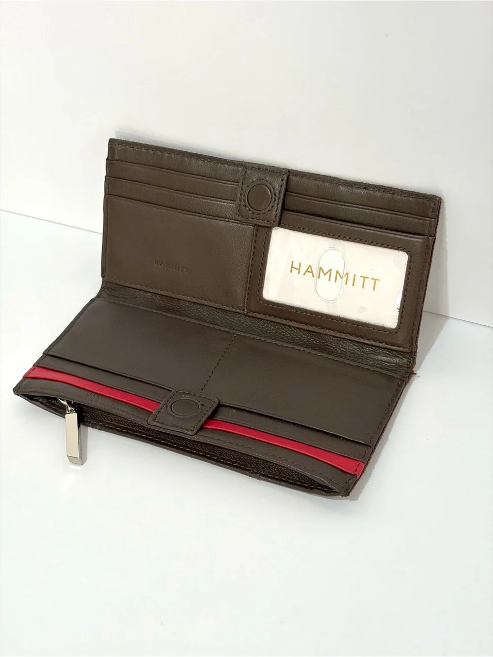 Hammitt 110 North In Espresso Pebble Leather With Shiny Silver Hardware